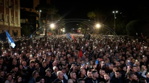 Protest u Tirani