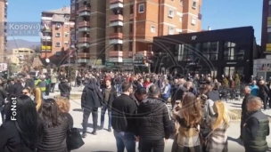Protest u Kosovskoj Mitrovici