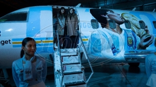 Avion posvećen Maradoni