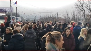 Protest Srba u Rudaru