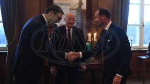 Predsednik s kraljem