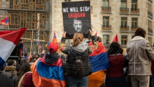 Protest Jermena u Briselu