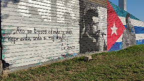 Mural s likom Če Gevare