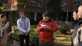 Protest zbog bašte kafića