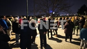 Protest na Bežanijskoj Kosi