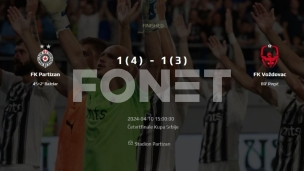 Partizan prvi polufinalista 