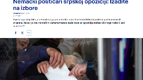 Sugestije opoziciji u Srbiji