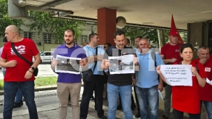 Podrška protestu sindikata GSP