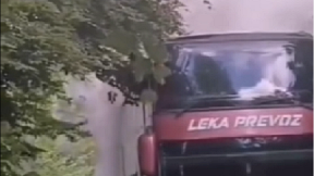 Zapalio se autobus