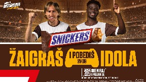 Modrić i Saka sa Snikersom