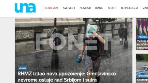 Blokirani računi UNA TV Blokirani računi UNA TV