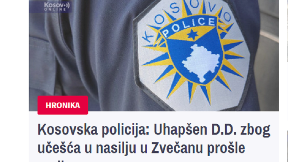 Uahpšen zbog nasilja
