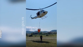 Gašenje požara na Kopitnjaku