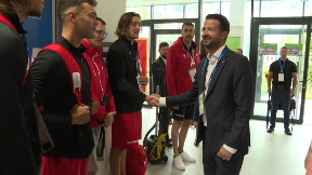 Milatović u Olimpijskom selu