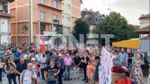 Protest u Obrenovcu 7. avgusta