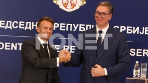 Makron s Vučićem u Novom Sadu