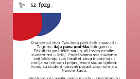 Podrška studentima u Srbiji