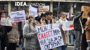 Blokada kod Ušća u petak