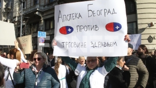 Blokada kod Apoteke 1. maj