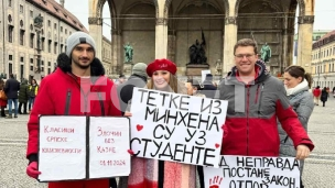 Podrška studentima iz Minhena 