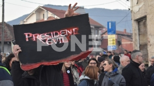 Protestna šetnja gimnazijalaca