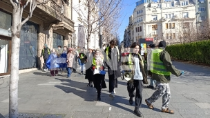 Studenti idu na Novi Beograd