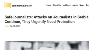 Povećan pritisak na novinare