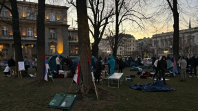 Studenti u Pionirskom parku