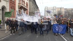 Protest radnika GSP
