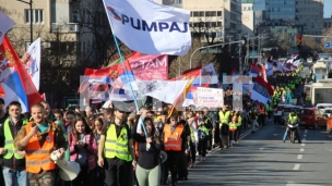 Novosađani krenuli za Beograd