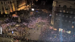 Svetla bliceva na Trgu