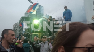 Napeto kod Skupštine