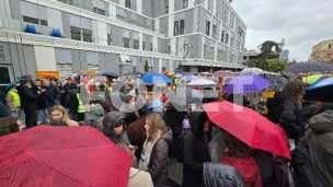 Studenti ispred ministarstva