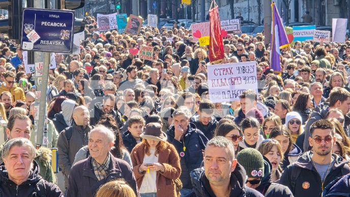 Podrška protestu prosvetara