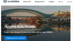 Direktan let Beograd-Tbilisi