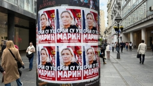 Plakati podrške Le Pen