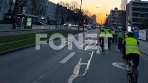Studenti biciklisti u Ulmu