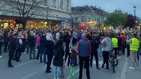 Protest i blokada u Vršcu