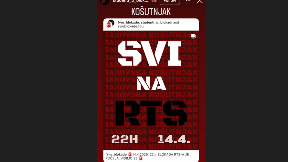 Poziv na blokadu RTS 