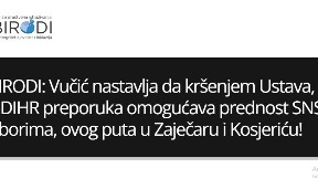 Vučić prekršio Ustav