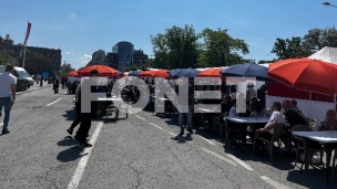 Prvi maj ispred Skupštine