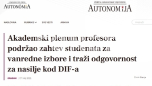 Podrška raspisivanju izbora