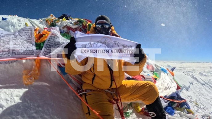 Milosavljević na Mont Everestu