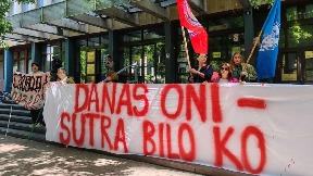 Treći dan blokade Suda
