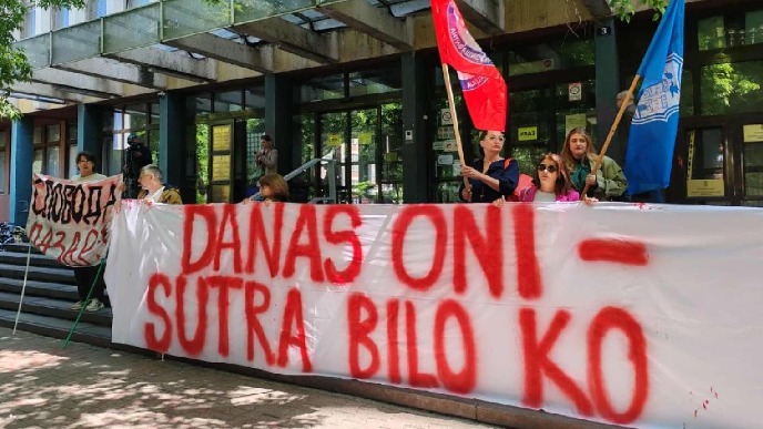 Treći dan blokade Suda