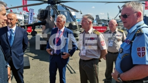 Delegacija vojske na sajmu