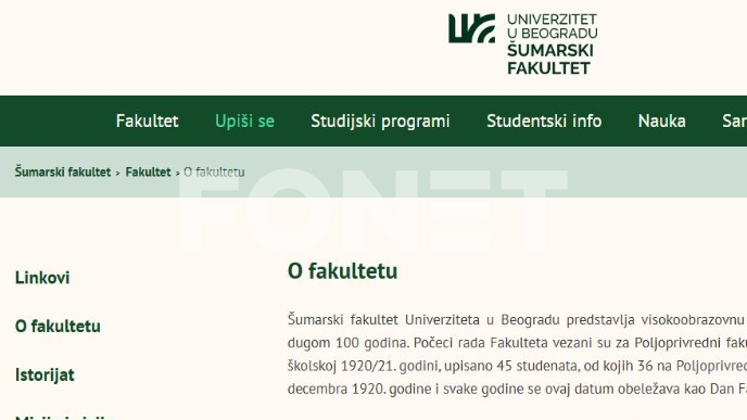Nadoknada nastave na Šumarskom 