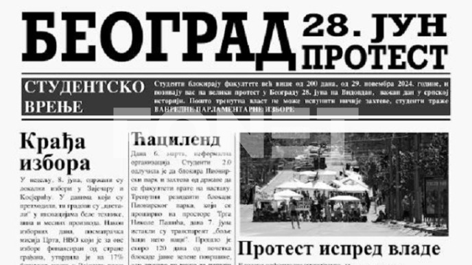 Pamflet i poziv na protest
