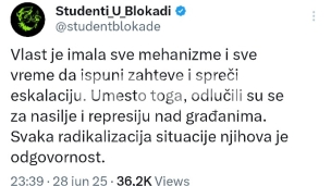 Vlast se odlučila na represiju