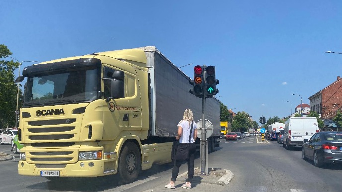 Kolaps saobraćaja zbog blokade